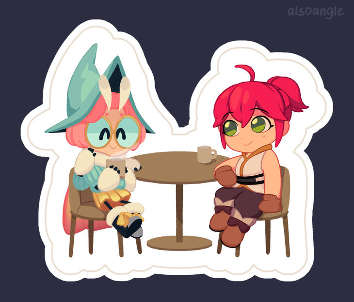 Imitating Potionomics's sticker style